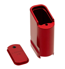 Shield Arms SAS15ME10RED Magazine Extension  Extended 10rd Compatible w/ Shield Arms S15 Magazine Red Anodized Aluminum Shield Arms SAS15ME10RED Magazine Extension  Extended 10rd Compatible w/ Shield Arms S15 Magazine Red Anodized Aluminum