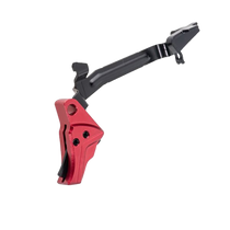 Tyrant CNC TDGTRIG34REDBLACKBAR I.T.T.S Trigger/Bar Red/Black Fits Glock Gen3-4