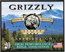 Grizzly Ammo GCSUB1   45-70Gov 410gr Full Metal Jacket Flat Point 20 Per Box/10 Case