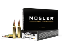 Nosler 51297 Match Grade  22Creedmoor 85gr RDF Hollow Point Boat Tail 20 Per Box/10 Case