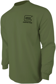 Glock Born In Austria Military Green Pre-Shrunk Cotton Long Sleeve