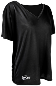 Glock Girl Relaxed Black Pre-Shrunk Cotton Short Sleeve V-Neck
