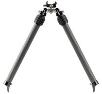 Mdt Sporting Goods Inc 114770BLK BackCountry Bipod 7.50-14.30" High Black Carbon Fiber/Aluminum