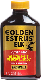 Wildlife Research 44714 Golden Estrus Synthetic Elk 4 oz Bottle