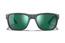 Wiley X AC6OVN17 Ovation  Green Mirror Lens Dark Gray Frame