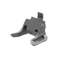 Tyrant CNC TDVP9EGREY Extended Magazine Release  9mm/40 S&W Fits Heckler & Koch VP9/VP40 Grey Aluminum