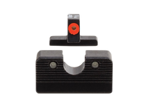 Trijicon 601000 HD XR Night Sight Set Green Tritium/Orange Outline Front, Green Tritium Rear, Black Frame, Fits FN 509