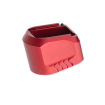Tyrant CNC TDMPMAGEXFSRED  Magazine Extension Fits S&W M&P 9/40 5rd Compatible w/ Full-Size M&P 1.0/2.0 frames Red Aluminum Tyrant CNC TDMPMAGEXFSRED  Magazine Extension Fits S&W M&P 9/40 5rd Compatible w/ Full-Size M&P 1.0/2.0 frames Red Aluminum