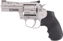 Colt Mfg KCOBRA22SP3RFO King Cobra  22 LR 10 Shot 3" Stainless Vent Rib Barrel, Stainless Cylinder & Frame, Black Rubber Grip