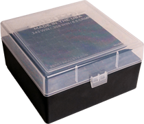 Berry's 25338 Ammo Box  Clear/Black Polypropylene 100rd