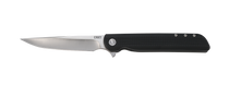 CRKT 3810 LCK +  Large 3.62" Folding Drop Point Plain Satin 8Cr13MoV SS Blade/ Black GRN Handle Includes Pocket Clip