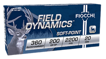 Fiocchi 360BHB Field Dynamics  360Buckhammer 200gr Soft Point 20 Per Box/10 Case