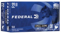 Federal 712   22LR 38gr Copper-Plated Round Nose 50 Per Box/ 100 Case