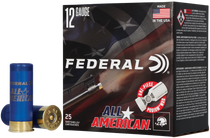 Federal FAA12H8 All-American  12Gauge 2.75" 1 1/8oz 8Shot 25 Per Box/10 Case