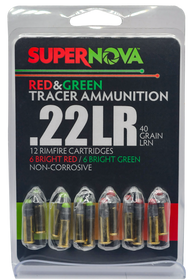SUPERNOVA PMSN22LR-MP 22LR  40GR LRN GRN/RED 12/60