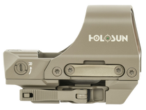 Holosun HE510CGRFDE 510  Flat Dark Earth 1 x 0.91" x 1.26" 2 MOA Green Dot/65 MOA Circle Multi Reticle