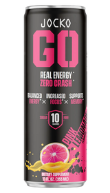 Jocko Fuel 29076 Pink Lemonade Energy Drinks 12oz 12Pack