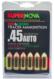 SUPERNOVA PMSN45AC-MP 45AC 225GR FMJ GRN/RED  6/60