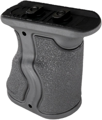 FAB Defense FXGRADMB Gradus Ergonomic Forward Grip Angled, Black Polymer with Rubber Overmold, Fits M-Lok Rail