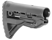 FAB Defense FXGLSHOCK GL-Shock  Buttstock for M16/ M4 w/Anti-Rattle Mechanism Black Polymer