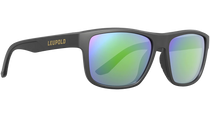 Leupold 179099 Performance Wear Katmai Emerald Mirror Lens Polycarbonate Matte Black Frame