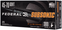 Federal F4570FS1SUB   45-70Gov 300gr Fusion Soft Point 20 Per Box/10 Case