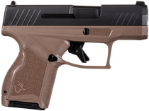 Taurus 1-GX4M931-B GX4  Micro-Compact Frame 9mm Luger 11+1 3.06" Satin Black DLC Stainless Steel Barrel Black Alloy Steel Serrated Slide Brown Stainless Steel Frame Textured Grip