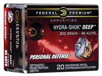 Federal Premium, Fed P45hsd1      45        210 Hs Deep