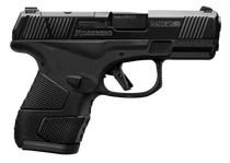 Mossberg 89046 MC2sc Sub-Compact 9mm Luger Caliber with 3.40" Barrel, 10+1 Capacity, Matte Black Finish Frame, Serrated/Optic Cut Black DLC Stainless Steel Slide & Aggressive Textured Polymer Grip