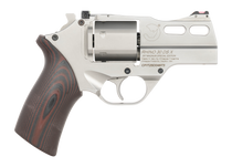 Chiappa Firearms CF340353 Rhino 30SARX *CA Compliant 357 Mag 6 Shot 3" Stainless Steel Barrel & Cylinder, Stainless Alloy Frame, Black/Red G10 Grip