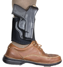 DeSantis Gunhide 014PC5ZZ0 Die Hard Rig  Ankle Black Leather Fits S&W Bodyguard 2.0 Right Hand