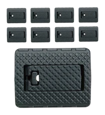 FAB FX-MALC2B     LOCKING RAIL COVER WIDE 9PACK