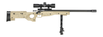 Crickett KSA2143 My First Rifle CPR 22 LR 1rd 16.13" Carbon Fiber Threaded Barrel with Bipod