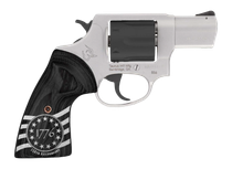 Taurus 2-85635-US3 856 1776 Small 38 Special +P 6 Shot 3" Stainless Steel Barrel, Black Stainless Steel Cylinder, Stainless Steel Frame, Custom Altamont Grip, Transfer Bar Safety