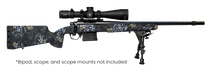 Iota Outdoors RF017S112214T19 Vandal Prime 6.5 Creedmoor 22" Black Spiral Fluted Threaded Barrel, Drilled & Tapped Receiver, Textured Iota EKO Carbon Fiber Stock