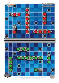 Birchwood Casey Pregame, Bir 35581 Pregame 12x18 Battle At Sea        100pk