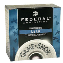 Federal Game-shok, Fed H1236     Gmshk Fld 12    1 1/8oz   Size 6 Federal Game-shok, Fed H1236     Gmshk Fld 12    1 1/8oz   Size 6