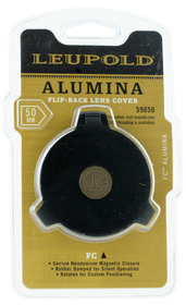 Leupold 59045 Alumina Flip-Back Lens Cover 40mm Aluminum Black