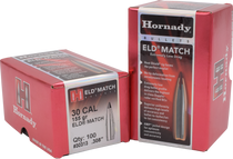 Hornady 30313 ELD Match 30 Caliber .308 155 GR 100 Box Hornady 30313 ELD Match 30 Caliber .308 155 GR 100 Box