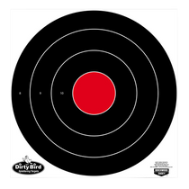 Birchwood Casey 35185 Dirty Bird Bull''s-Eye 17.25   Black/Red Heavy Tag Board 5 Pack