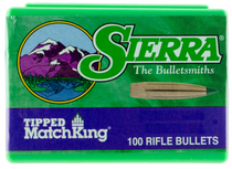 Sierra 7430 Tipped MatchKing 6.5mm .264 130 GR Tipped MatchKing 100 Box Sierra 7430 Tipped MatchKing 6.5mm .264 130 GR Tipped MatchKing 100 Box