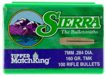 Sierra Tipped Matchking, Sierra 7660  .284 160 Tmk          100 Sierra Tipped Matchking, Sierra 7660  .284 160 Tmk          100