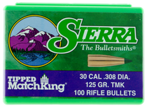 Sierra Tipped Matchking, Sierra 7725  .308 125 Tmk          100 Sierra Tipped Matchking, Sierra 7725  .308 125 Tmk          100