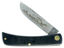 Case 00095 Working Sod Buster Jr Folder SS Skinner Blade Black Syn Hndl    Blade Length 3