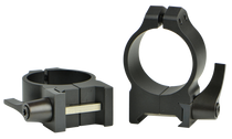 Warne 214LM Rings Maxima/Magnum Quick Detach Medium 30mm Diameter Matte Black
