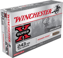 Winchester Ammo Super-x, Win X2432         243    100pp Winchester Ammo Super-x, Win X2432         243    100pp