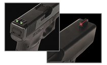 Truglo TG131S2 Brite-Site Fiber Optic Set Sig Sauer Steel F:Red R:Green Black