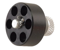 HKS PYA Speedloader Revolver 38/357 6rd Colt Python Black Metal HKS PYA Speedloader Revolver 38/357 6rd Colt Python Black Metal