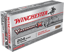 Winchester Ammo Varmint X, Win X204p     204rug  32vrmt Winchester Ammo Varmint X, Win X204p     204rug  32vrmt