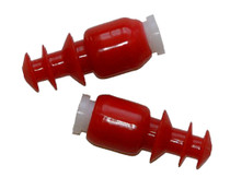 Radians CF7000BP Cease Fire Baffle Plugs Earplugs Red